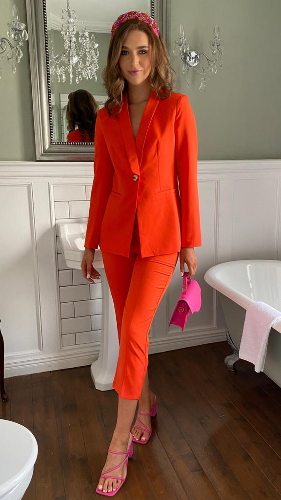 IL Talia Orange Suit Trousers  