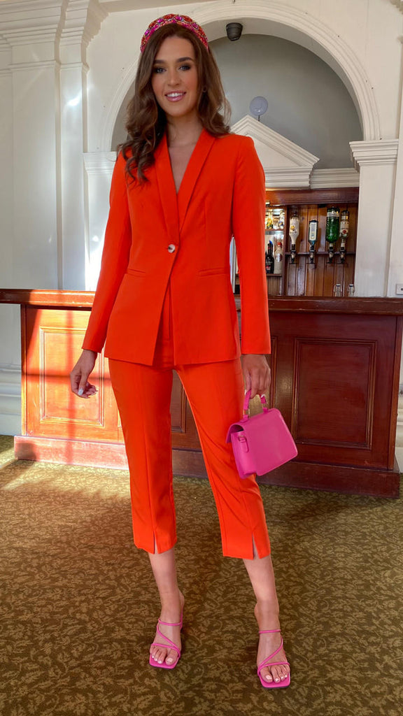 IL Talia Orange Suit Trousers  