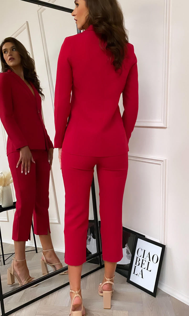 IL Val Cherry Red Blazer