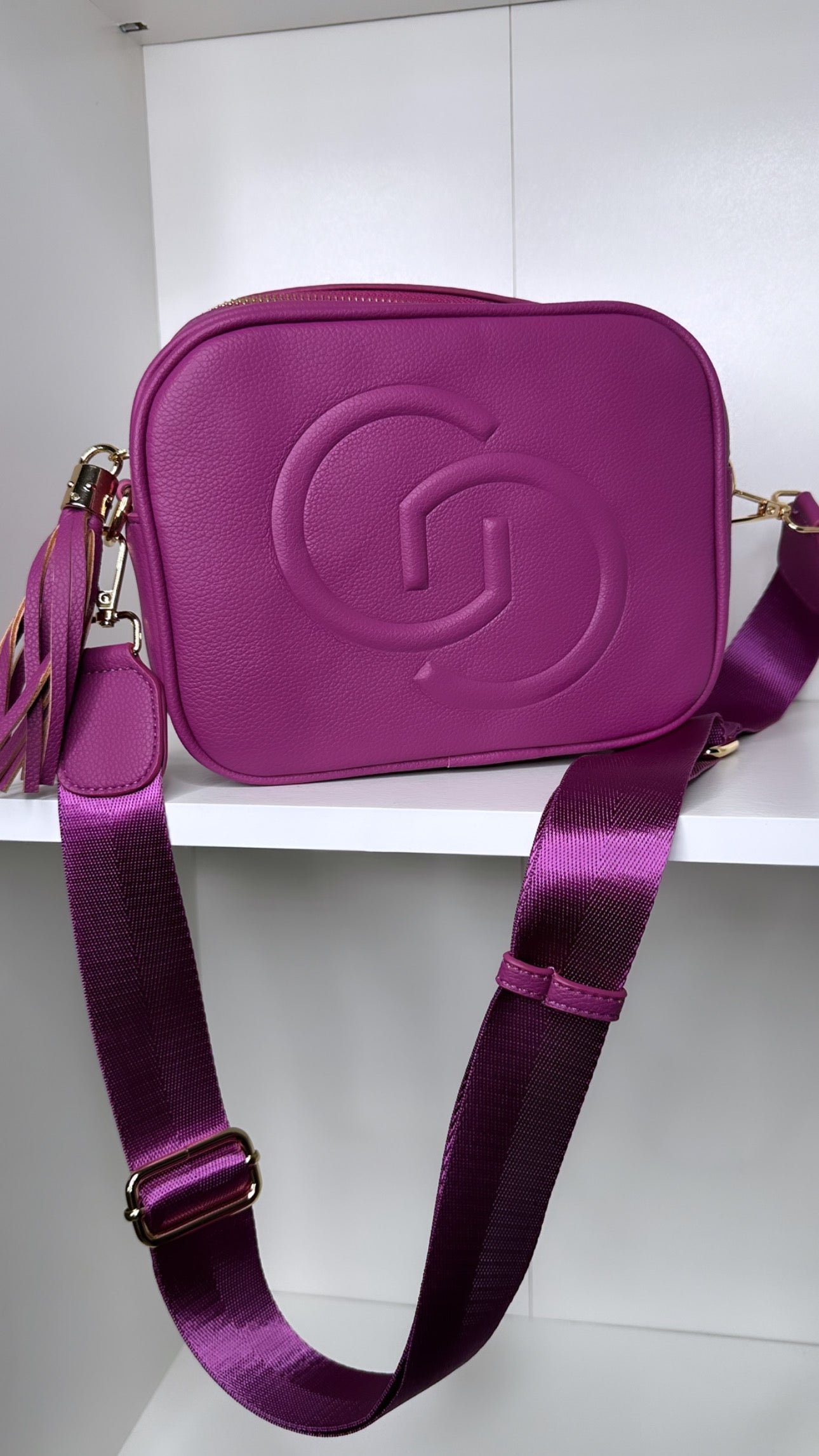 Plum cross body online bag