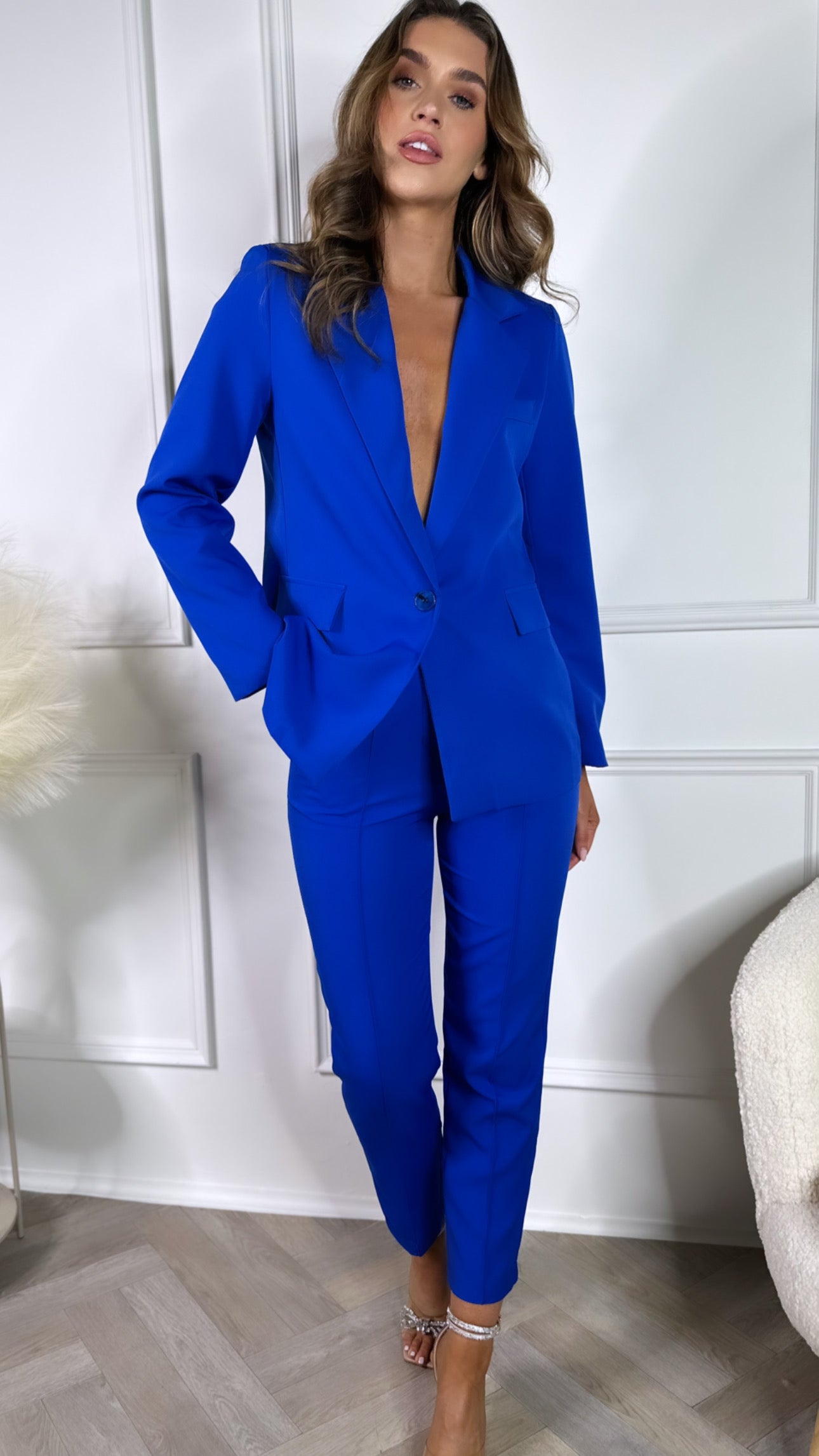 Hudson Blue Blazer & Trousers Suit – Get That Trend