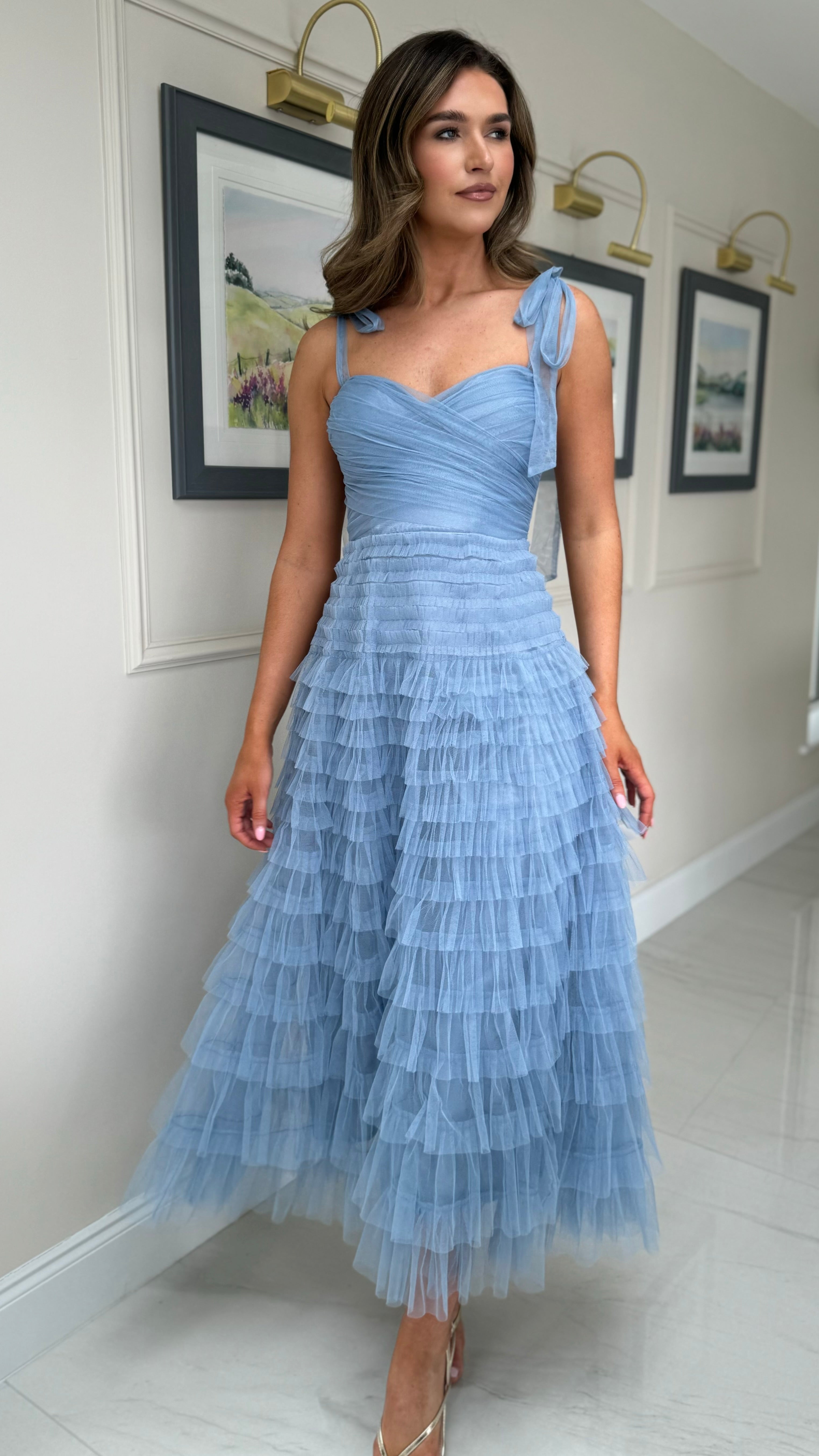 Layla Blue Tulle Sweetheart Neckline Midi Dress Get That Trend Layla Blue Tulle Sweetheart Neckline Midi Dress Get That Trend