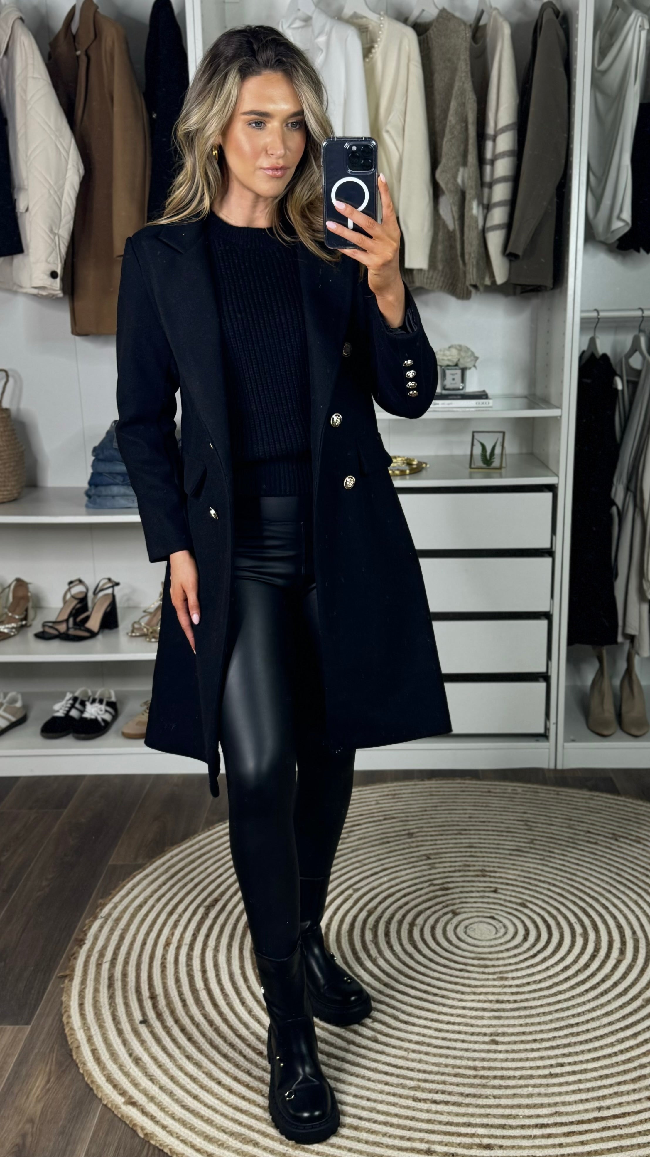 How To Style Black Coat Long Black Coat Mens Outfit Old Money