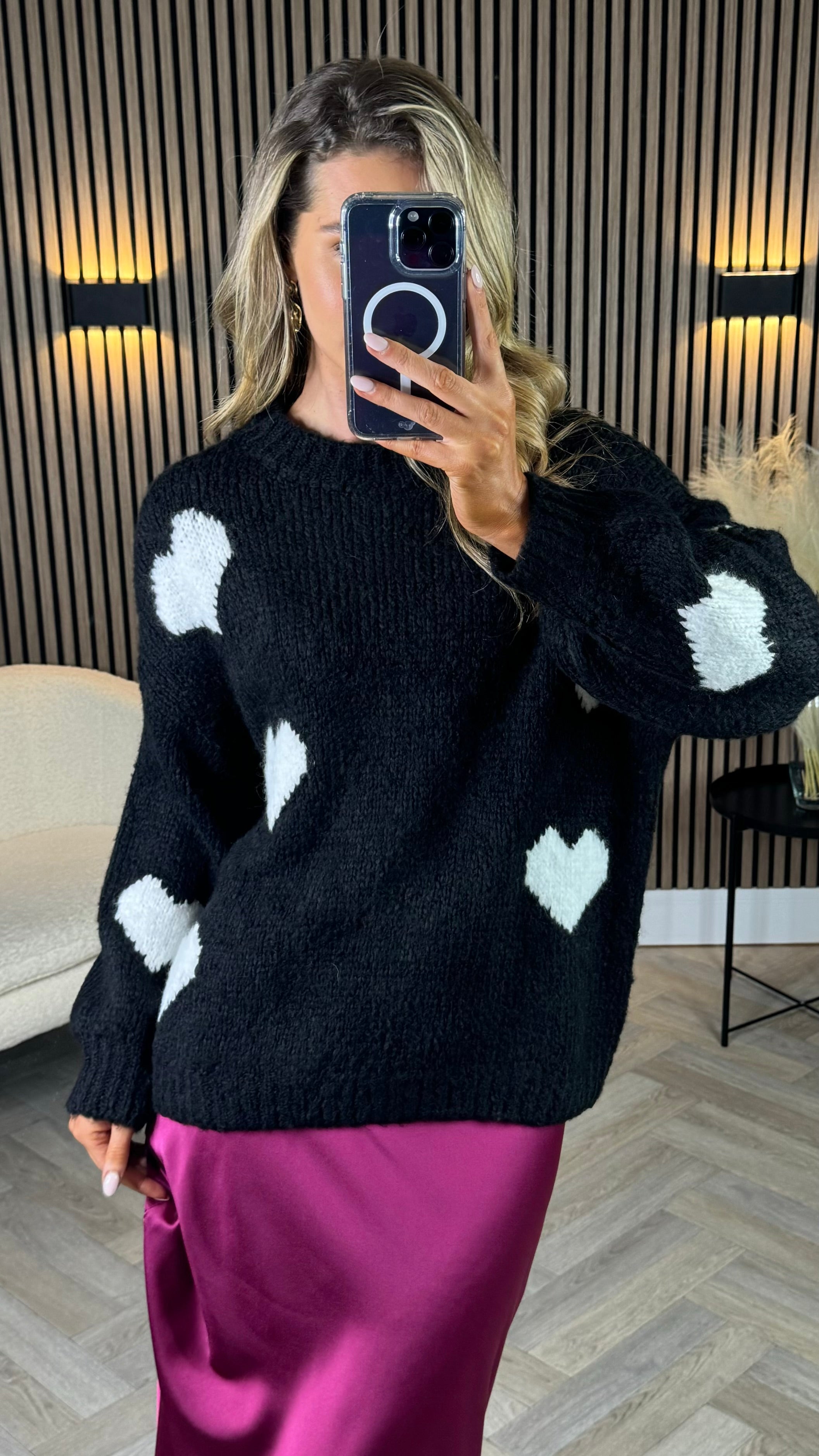 Heart frayed sweater best sale