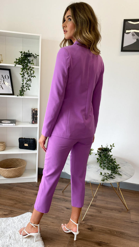 DNR Rhea Purple Trousers  