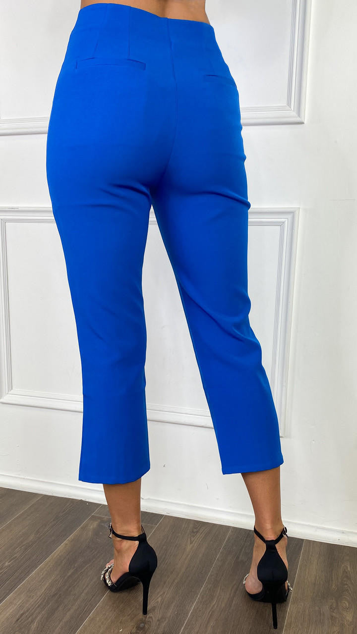 Trousers for WomenQuaintElectric BlueSalt AttireLuxury Business Casuals